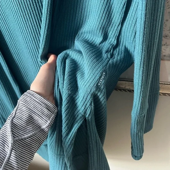 Athleta Harmony Wrap Hooded Long Sleeve Cardigan Medium - Picture 8 of 12